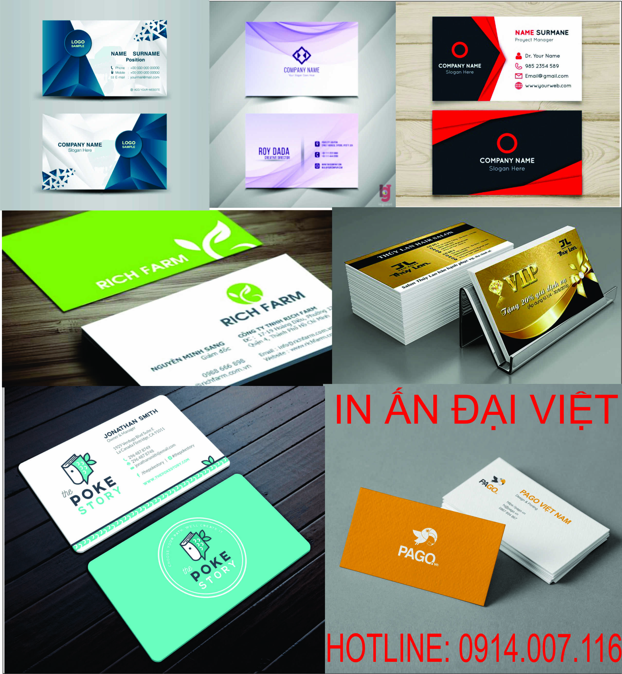 In card visit tại G&ograve; C&ocirc;ng - In danh thiếp G&ograve; C&ocirc;ng