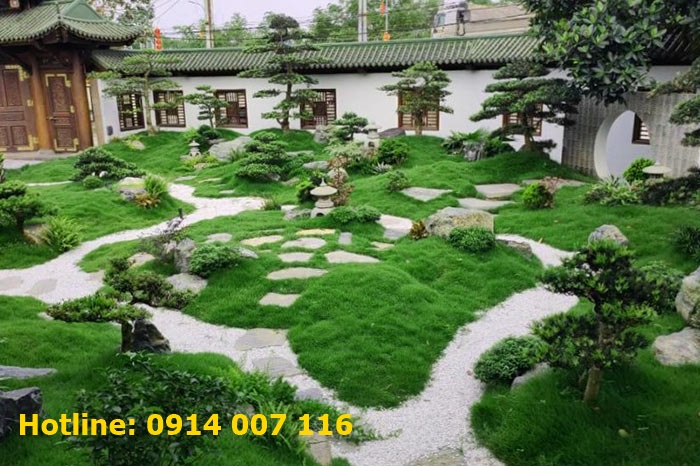 Thiết kế thi công tiểu cảnh sân vườn tại Bắc Giang